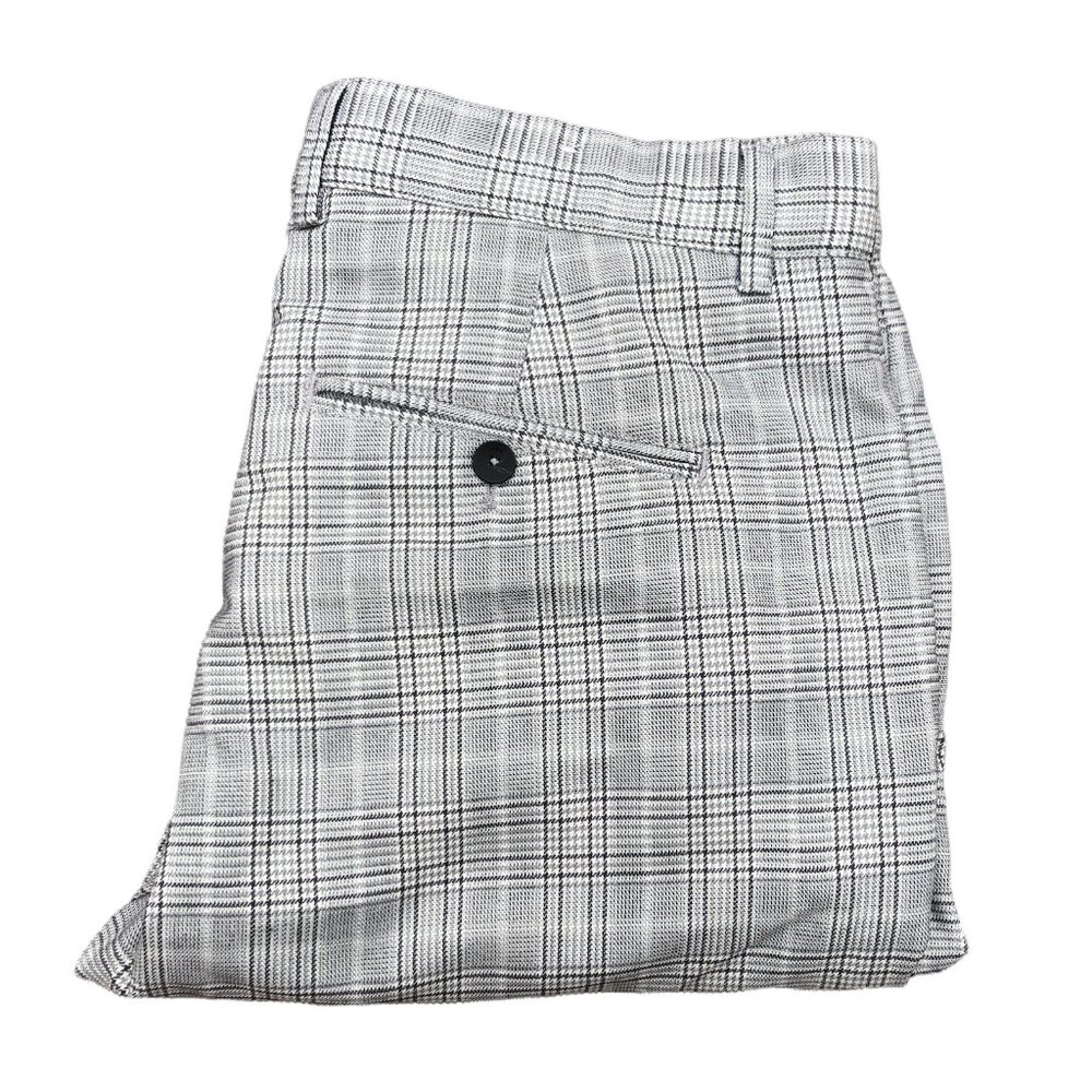 Zara Casual Dress Pants Size 34 Striped Gray